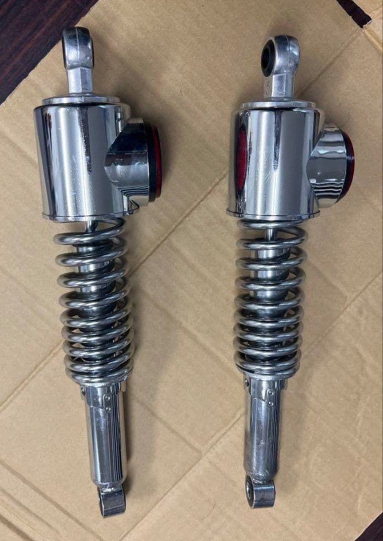 PMC Z1/Z2 純正バネレートリアショック ブラックリム/レッドリフレクター