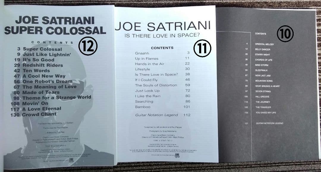 スコア ジョー・サトリアーニ 楽譜 Joe Satriani 15冊 まとめ売り