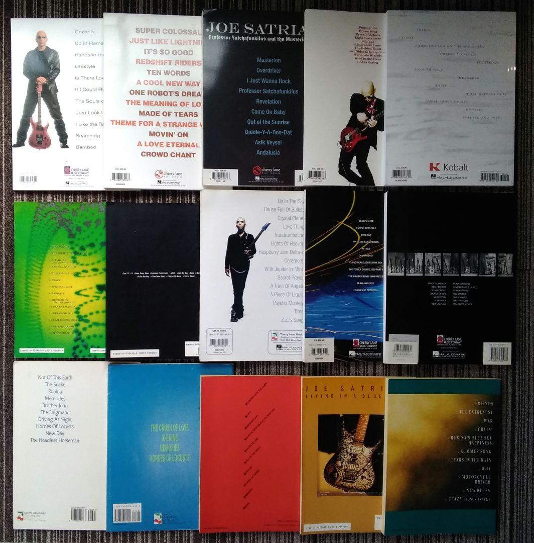 スコア ジョー・サトリアーニ 楽譜 Joe Satriani 15冊 まとめ売り