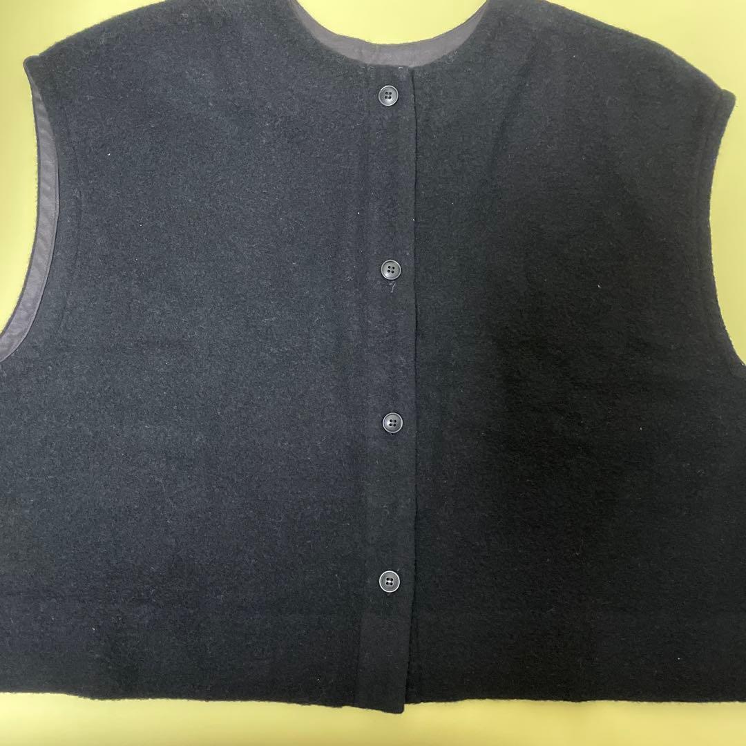 かぐれ　ナッピングウール2WAYベスト