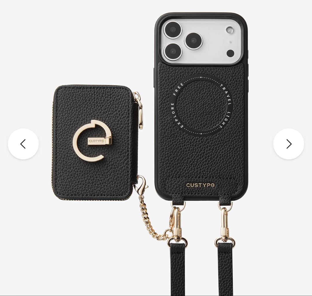 新品！CUSTYPE カスタイプ◆マグネットポーチ付iPhone17Proケース