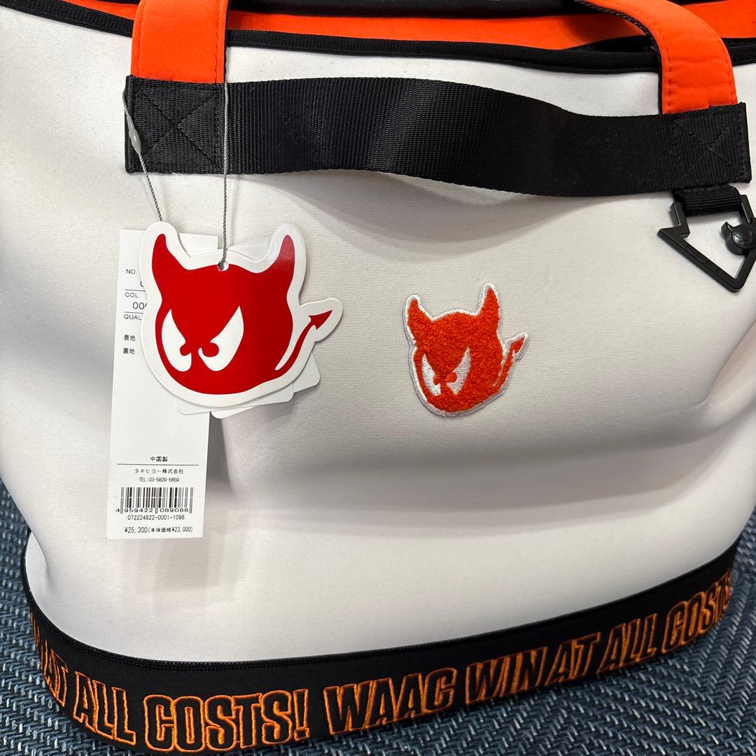 ゴルフ用スポーツバッグ ホワイト/オレンジ