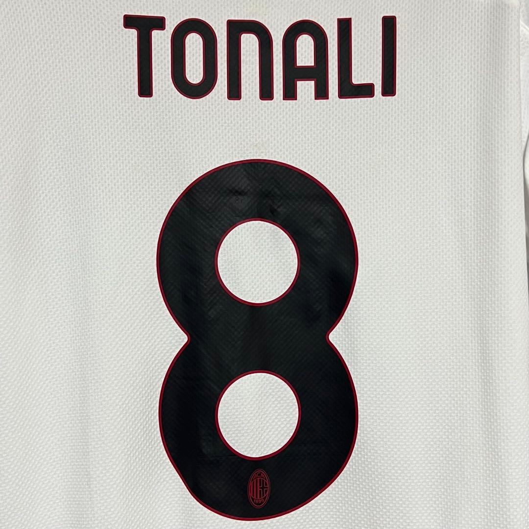 【新品/タグ付き】20/21 ACミラン ♯8 トナーリ【Lサイズ相当】アウェイ