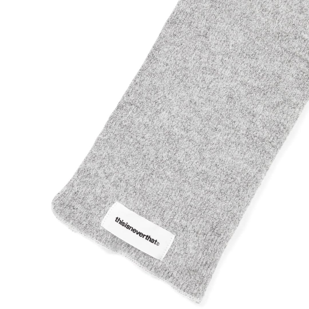 新品 TEMBEA x thisisneverthat マフラー グレー ネバザ