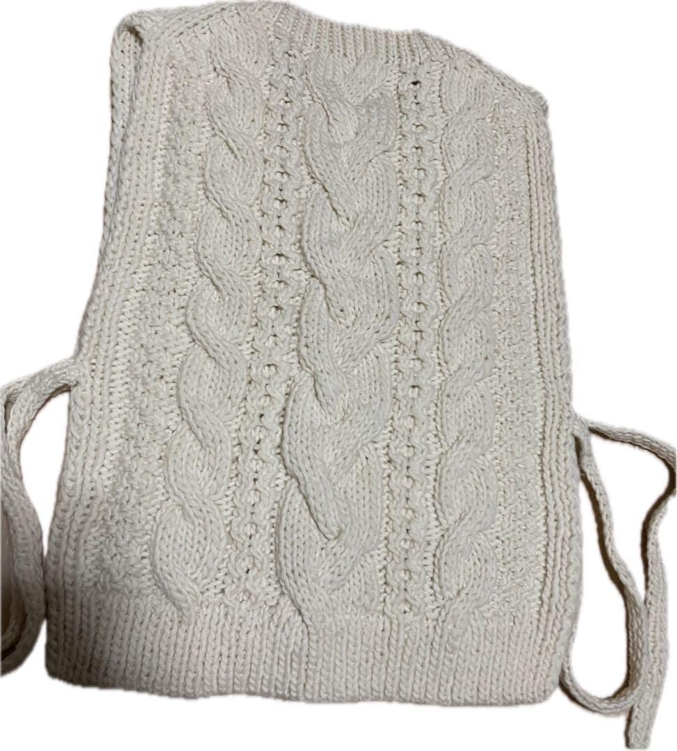 新品 かぐれ ペルーアランニットベスト ベスト