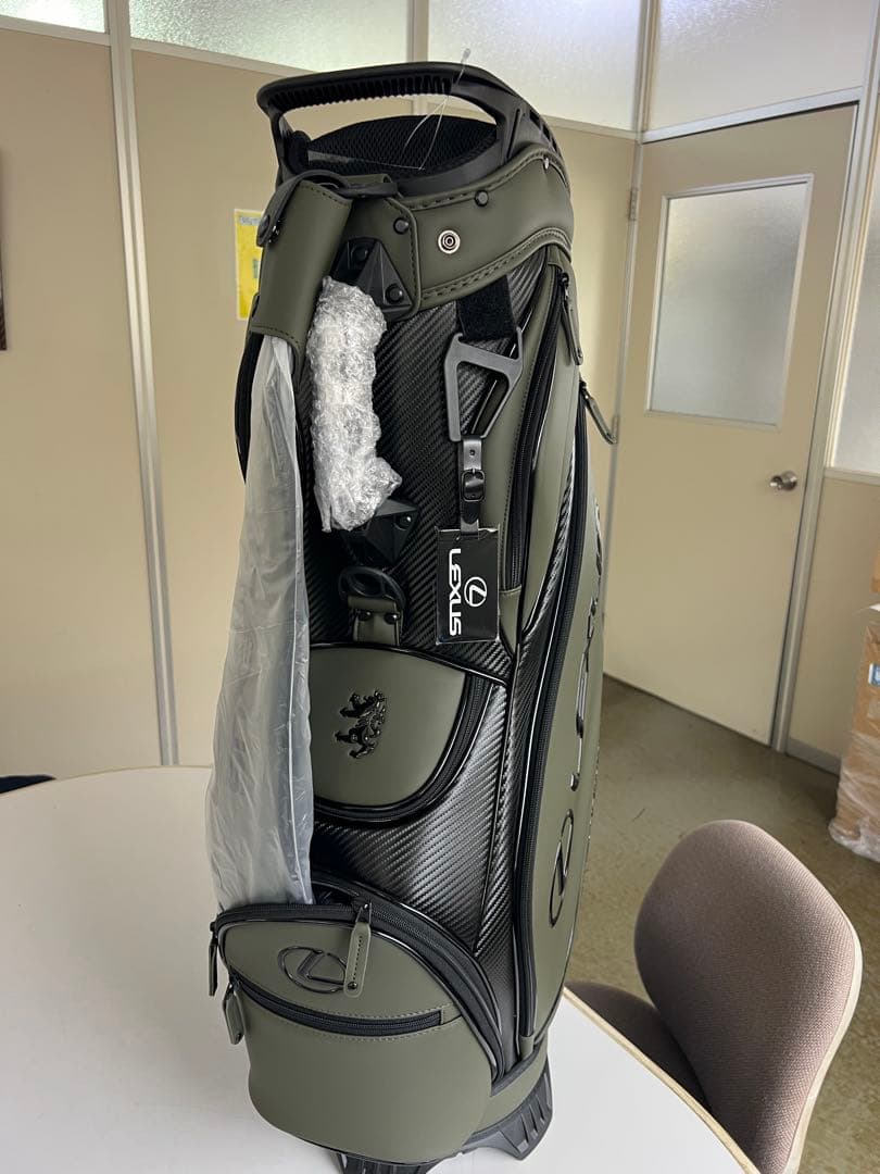 ＜値下げ＞Lexus × Admiral キャディバック オリーブグリーン