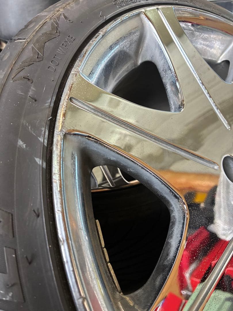 LEGZAS レグザス メッキ 18インチ x8JJ +45 5穴 114.3