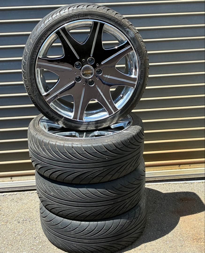 LEGZAS レグザス メッキ 18インチ x8JJ +45 5穴 114.3