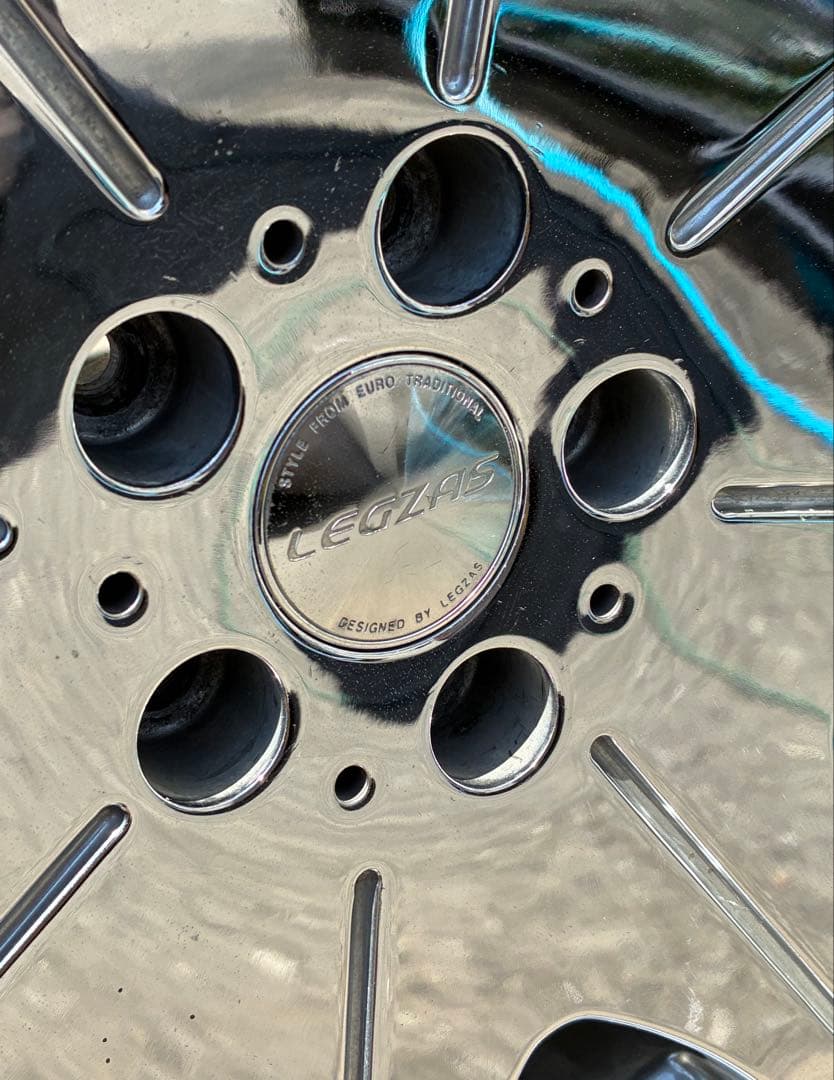 LEGZAS レグザス メッキ 18インチ x8JJ +45 5穴 114.3