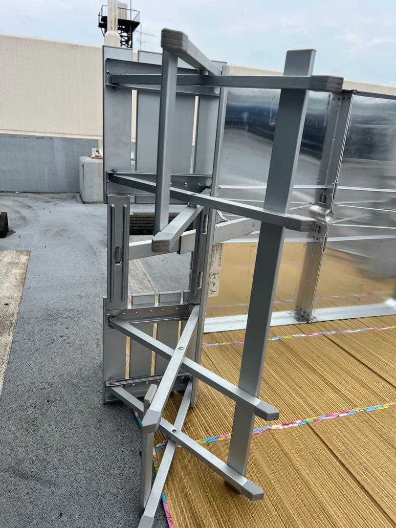 【廃盤品】美品！コールマンアルミ折りたたみテーブル・チェアセットColeman