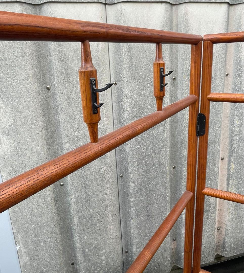 稀少/古道具/当時物/無垢材/木製/衣紋掛け/衣桁/着物掛け/21