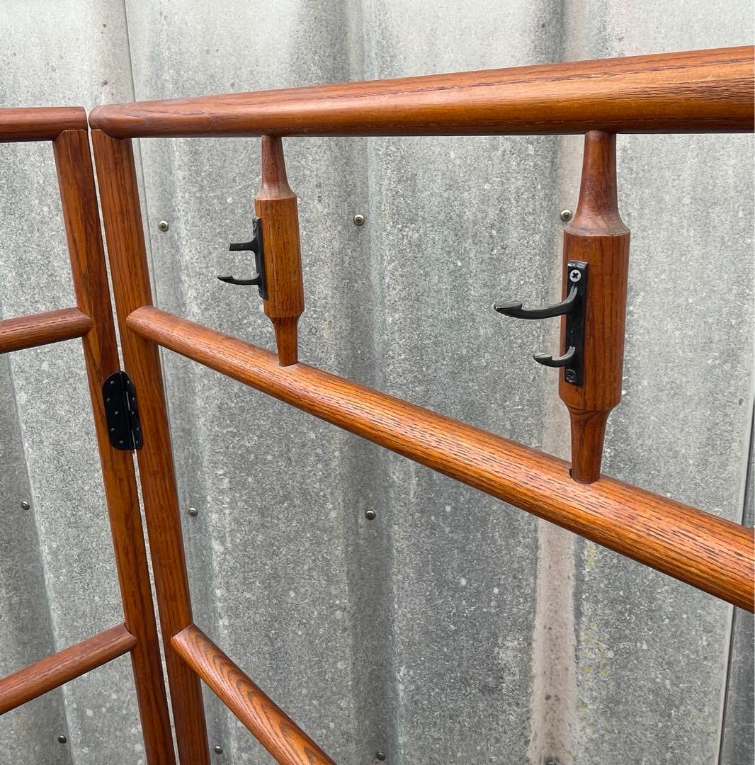 稀少/古道具/当時物/無垢材/木製/衣紋掛け/衣桁/着物掛け/21