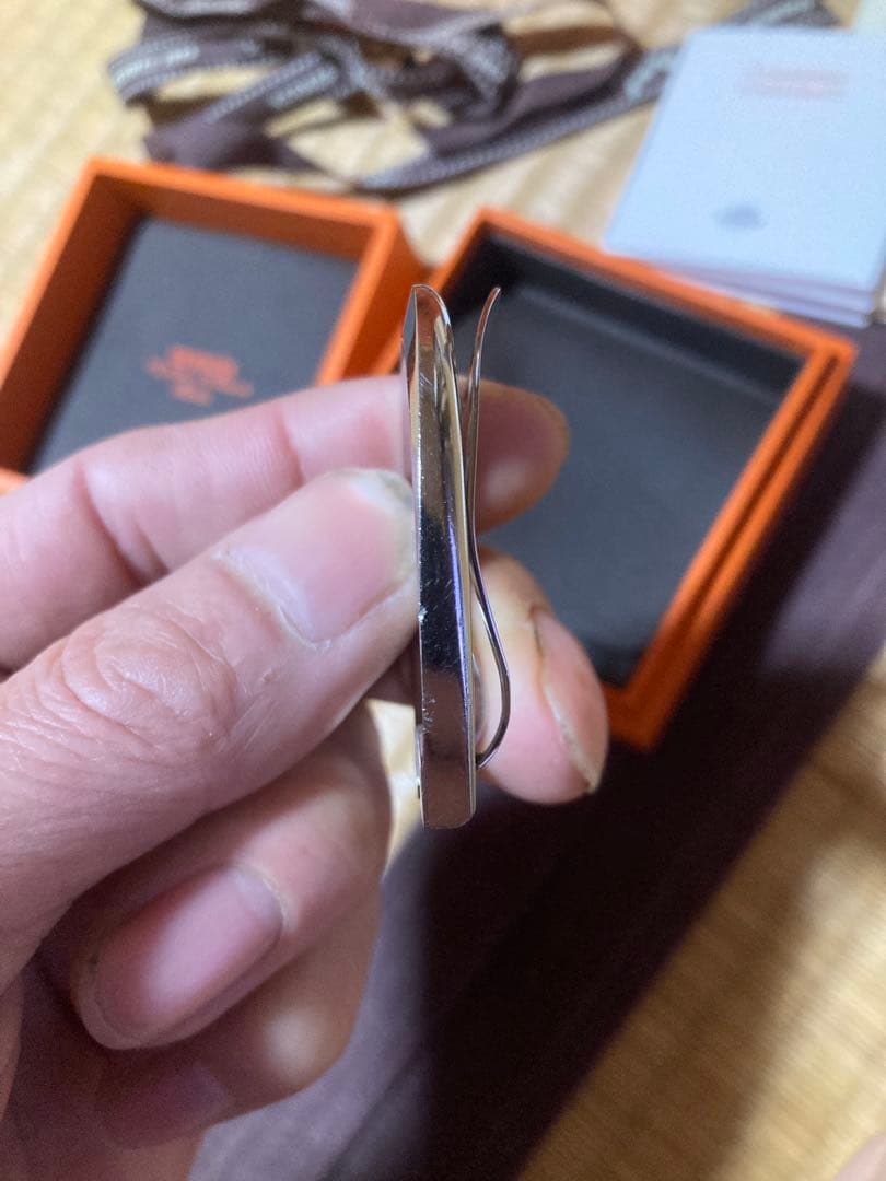 HERMES エルメス 馬蹄型マネークリップ ラック