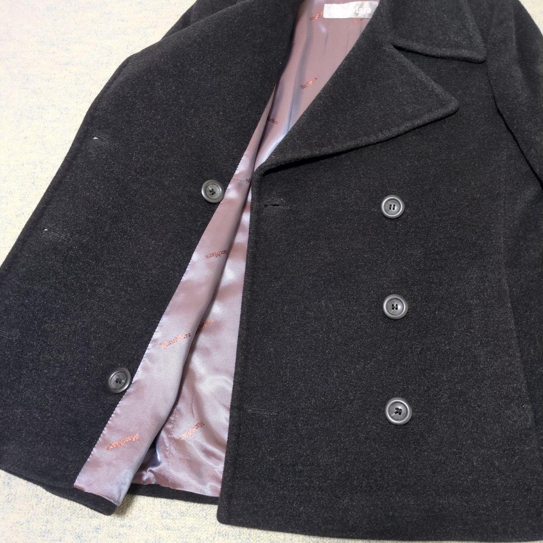 ✨美品✨ Max Mara 銀タグ アンゴラ ウール Pコート 38