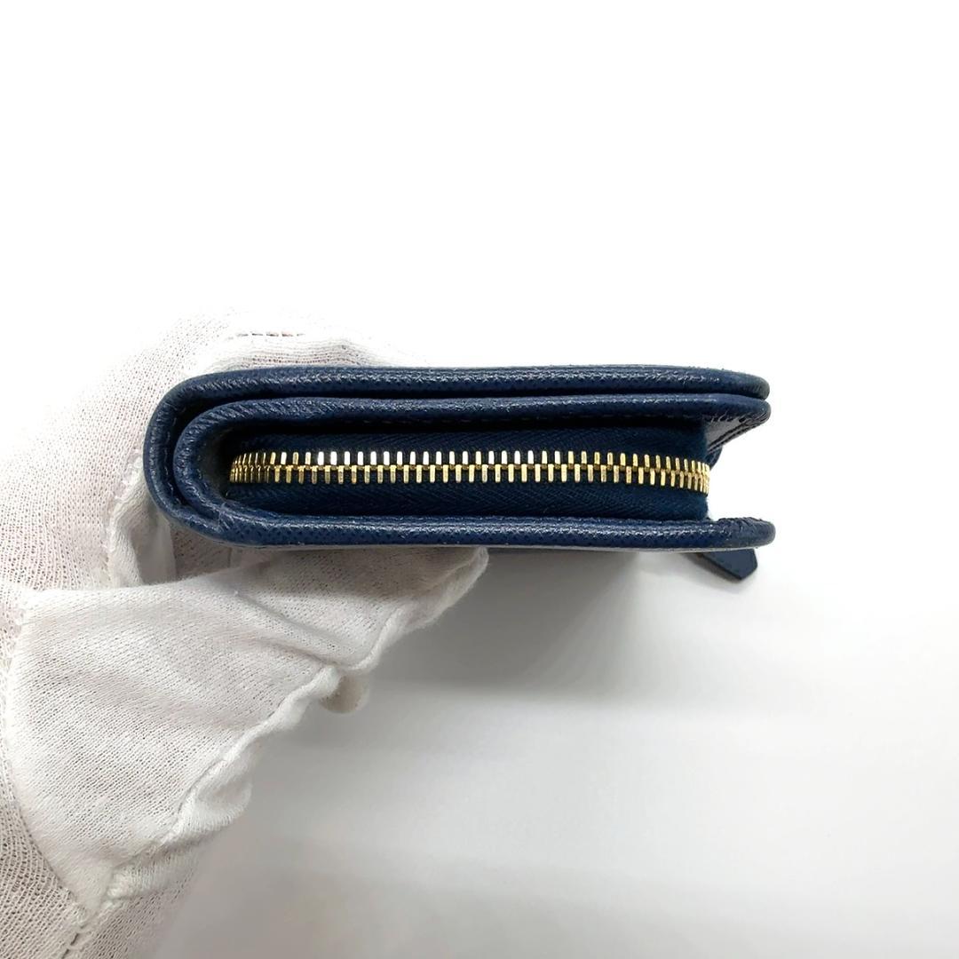 ◇プラダ◇1ML225/サフィアーノ/コンパクトウォレット/二つ折り/財布