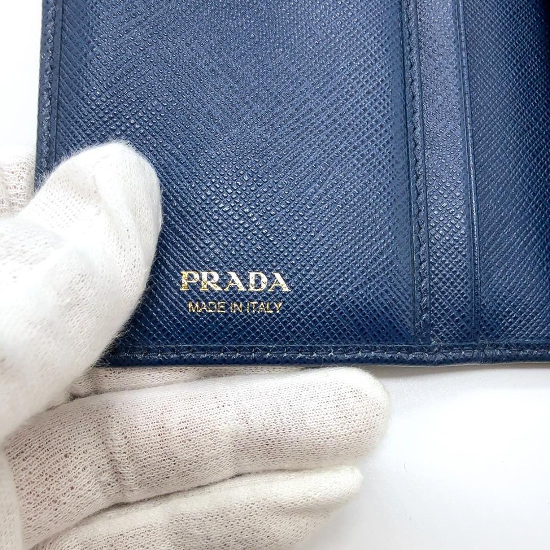 ◇プラダ◇1ML225/サフィアーノ/コンパクトウォレット/二つ折り/財布