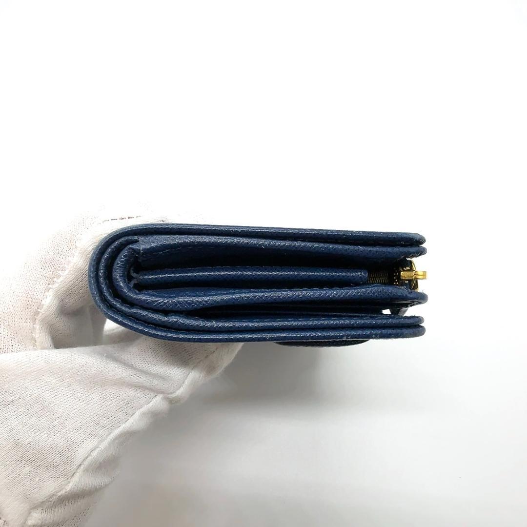 ◇プラダ◇1ML225/サフィアーノ/コンパクトウォレット/二つ折り/財布