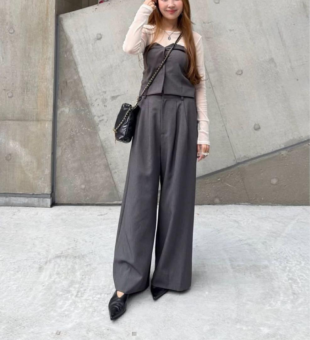 ラベルエチュード ビスチェオールインワン