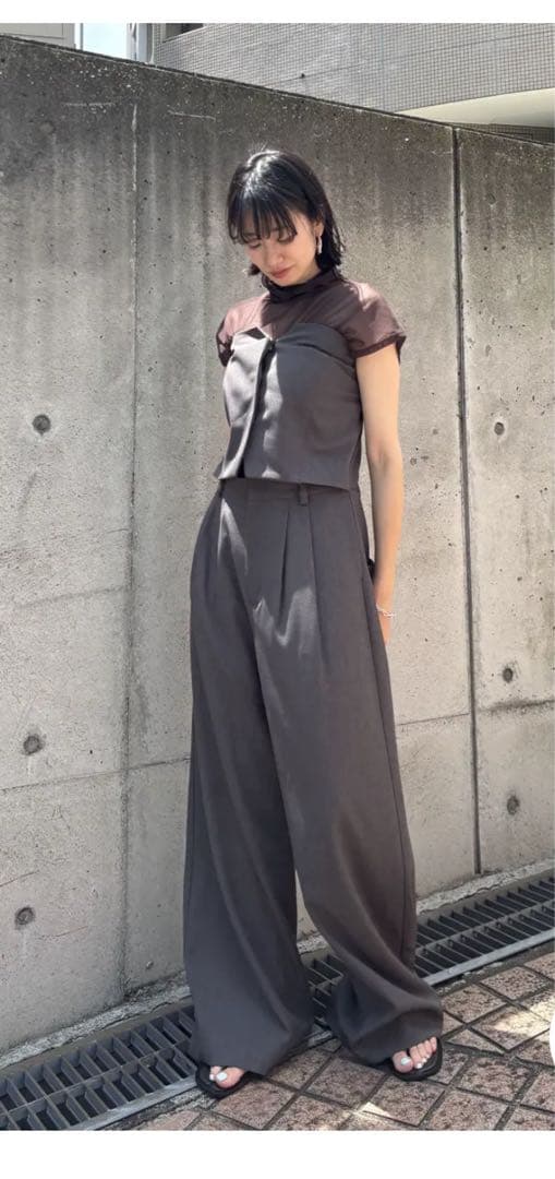 ラベルエチュード ビスチェオールインワン