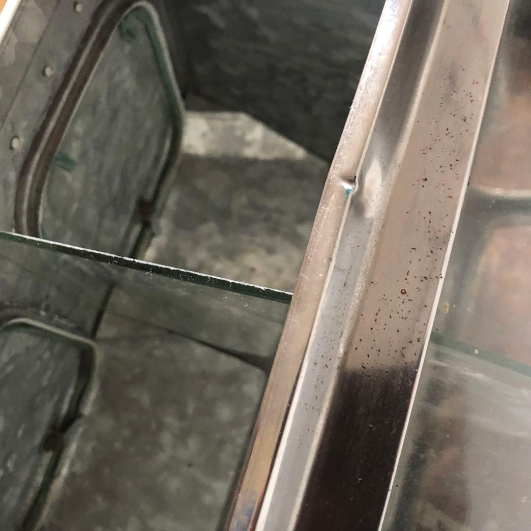 昭和レトロ　ガラス製ディスプレイケース