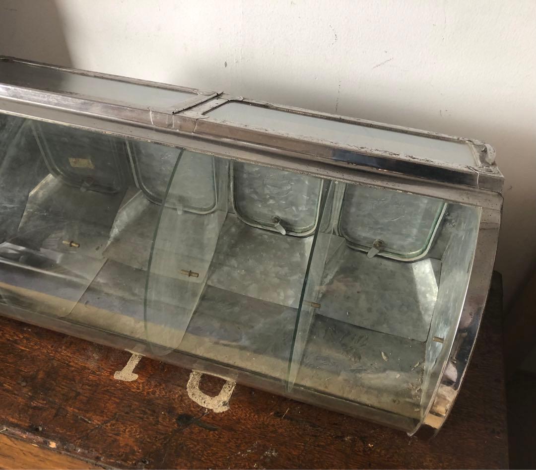 昭和レトロ　ガラス製ディスプレイケース