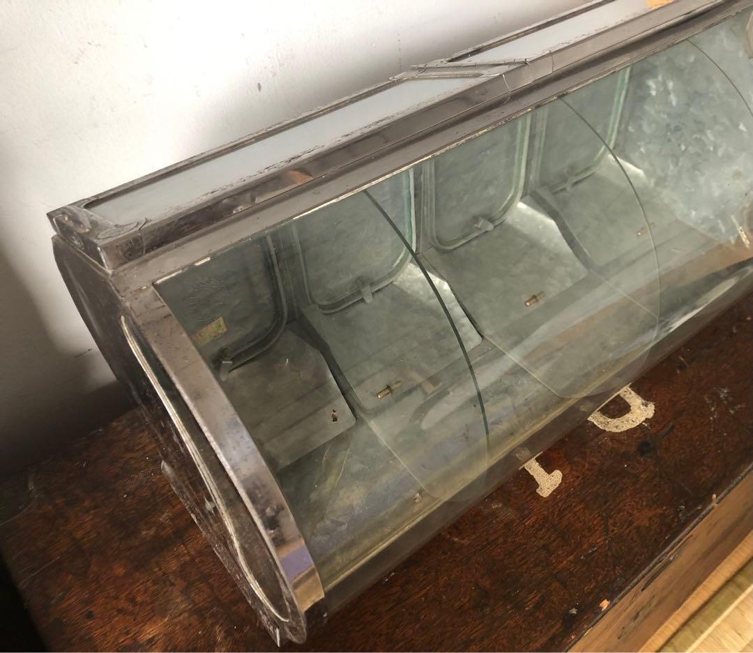 昭和レトロ　ガラス製ディスプレイケース