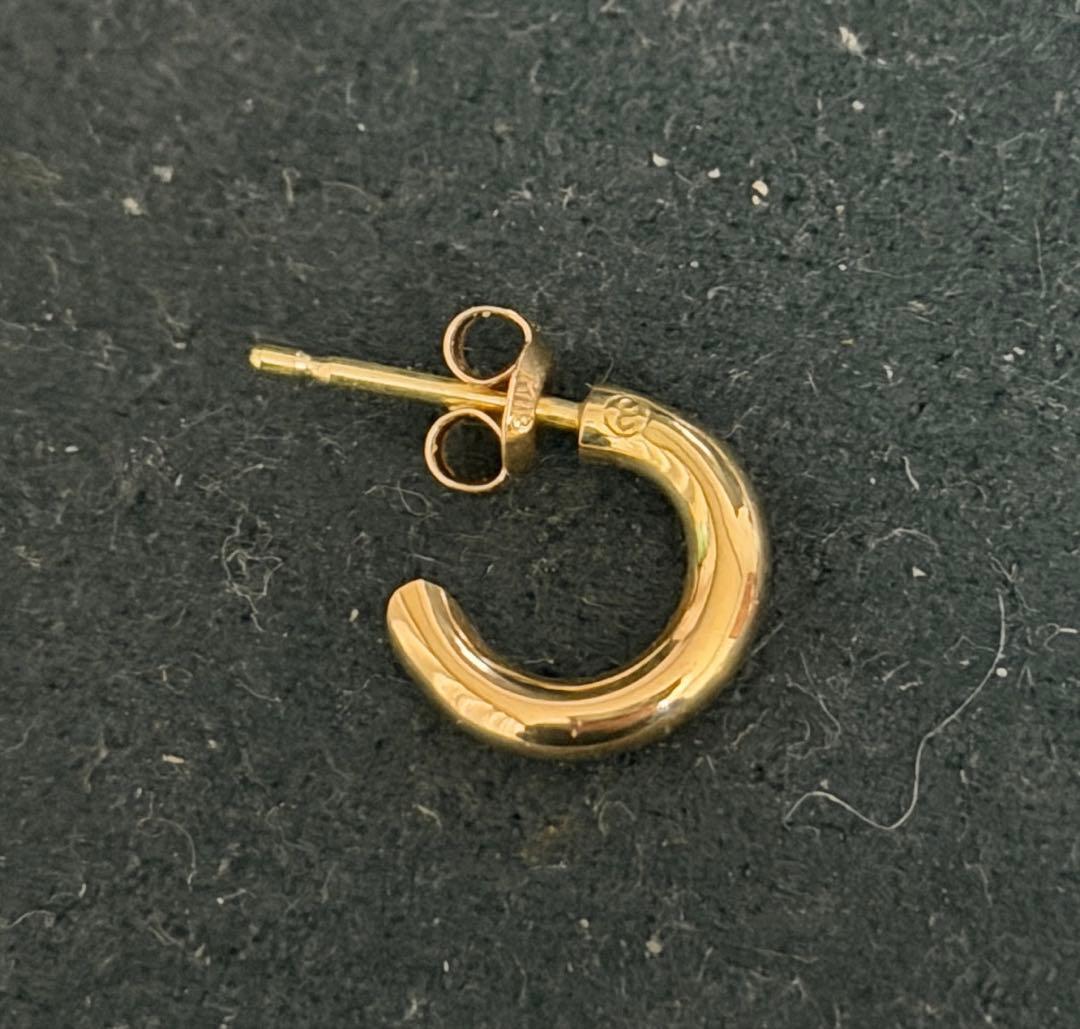 ウストラトンカチ CAREERING フープピアス k18 藤原ヒロシ