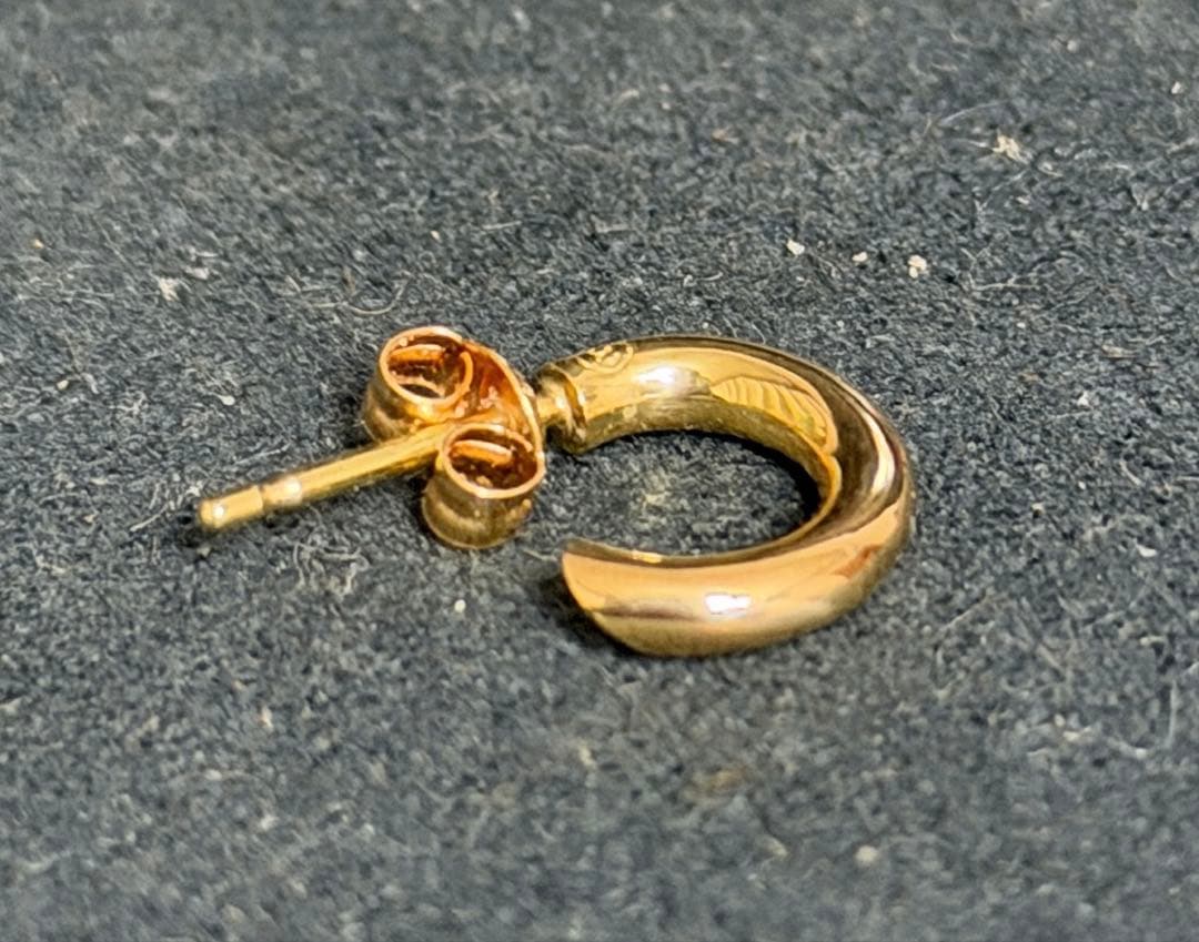 ウストラトンカチ CAREERING フープピアス k18 藤原ヒロシ