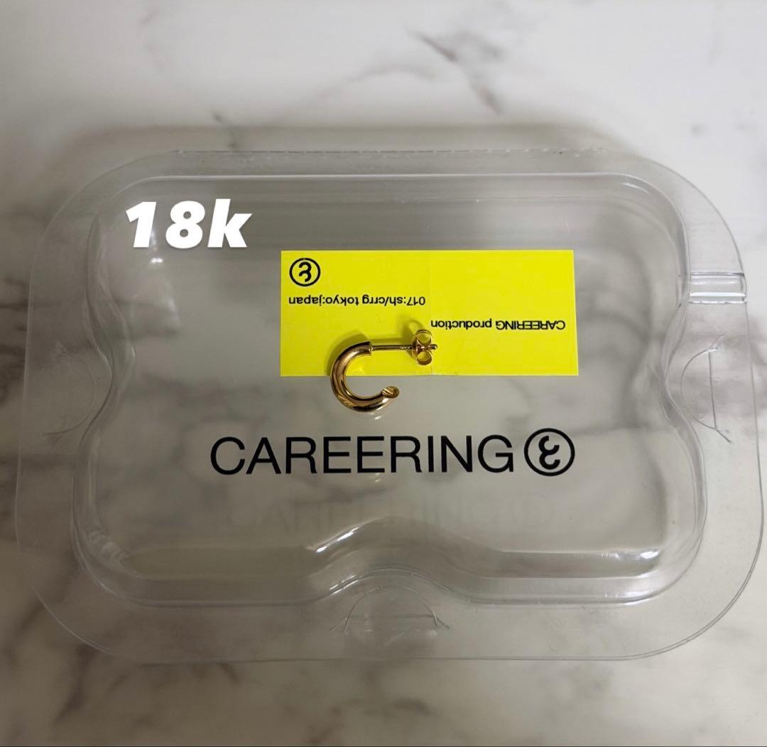 ウストラトンカチ CAREERING フープピアス k18 藤原ヒロシ