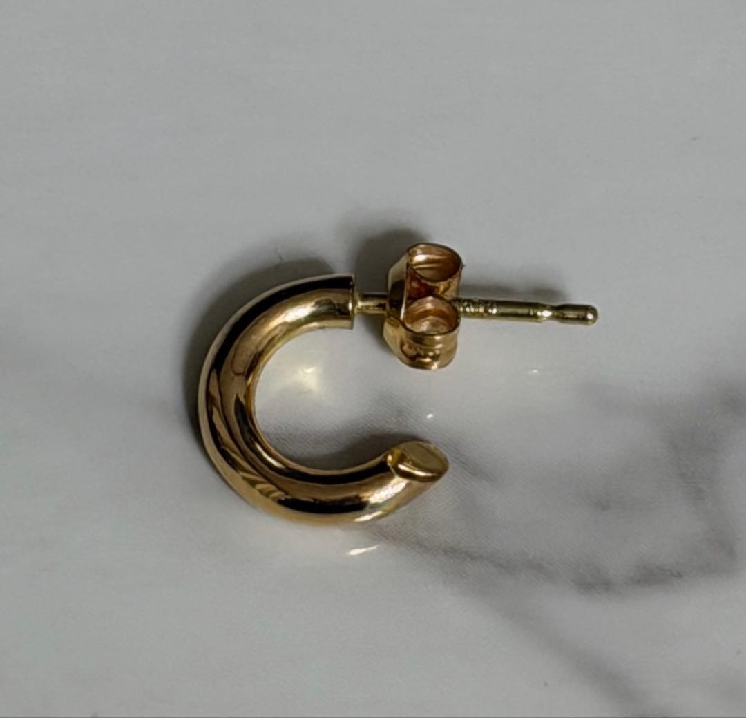 ウストラトンカチ CAREERING フープピアス k18 藤原ヒロシ