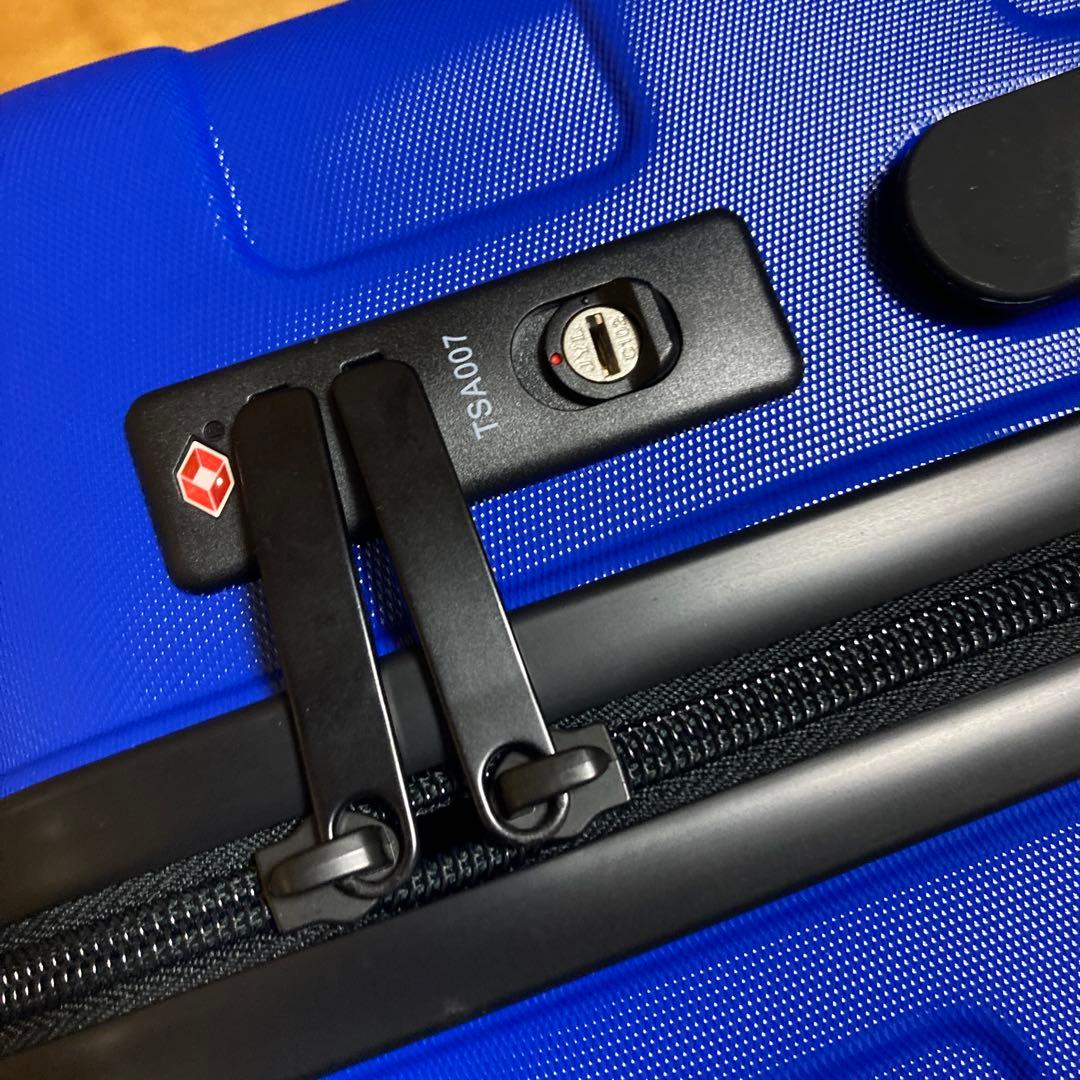 美品 レア キャリーケース 無印良品 青 限定色