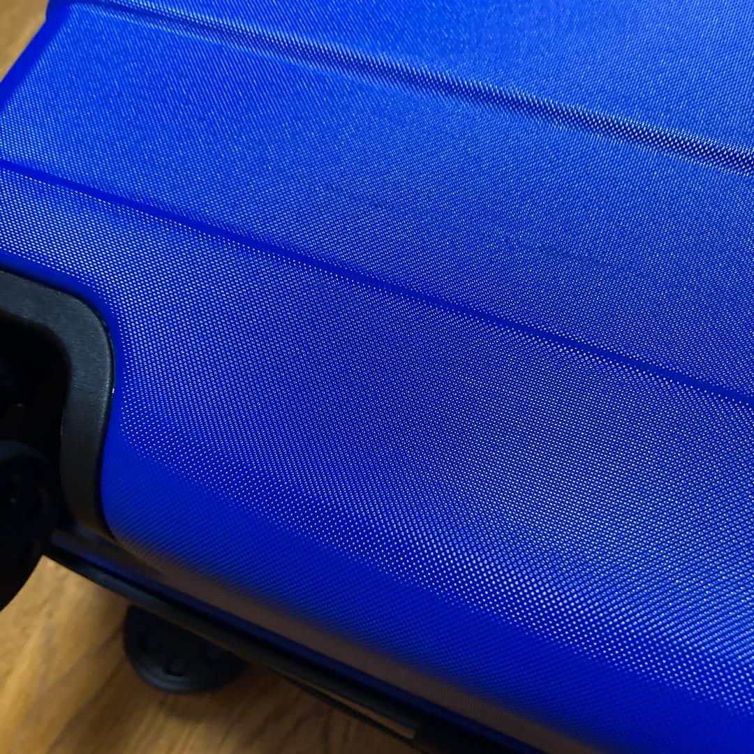 美品 レア キャリーケース 無印良品 青 限定色