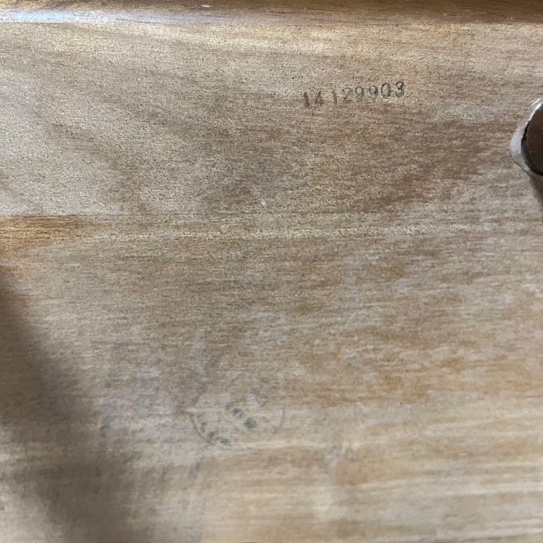 希少 飛騨家具　ウィンザーチェア　回転チェア　昭和レトロ　ヴィンテージ　木製 ②