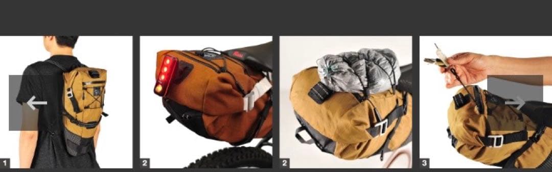 美品Bike'n Hike Post Bag