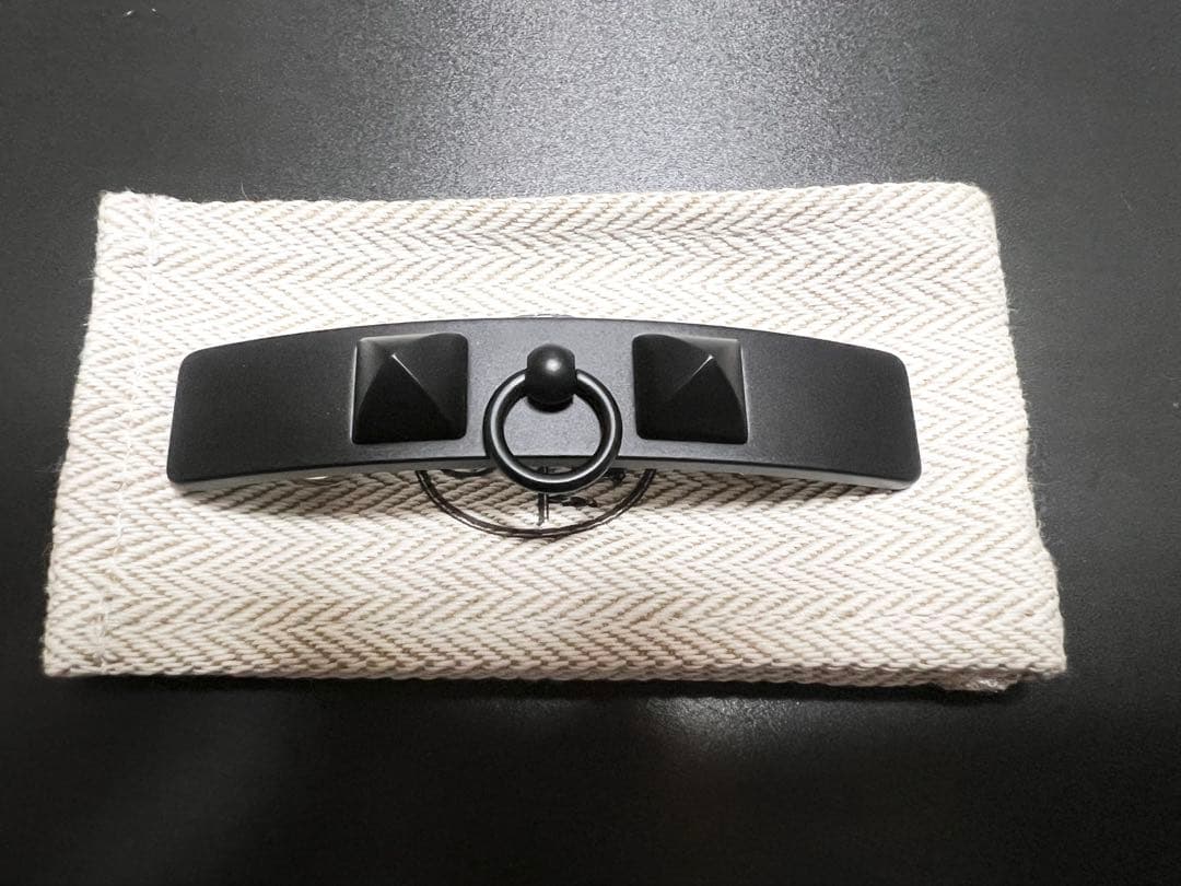 【週末限定】【新品未使用】HERMES エルメス カプリス PM バレッタ 黒