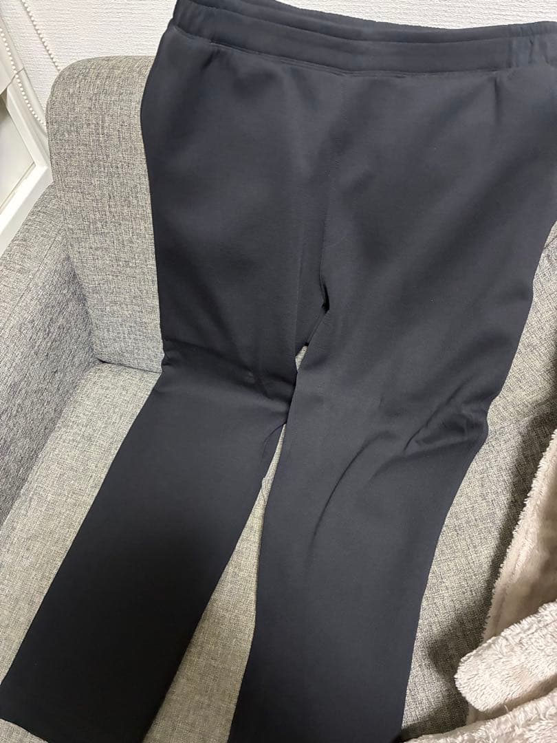 TENTIAL ノーカラージャケット&パンツセットL 黒　MIGARU