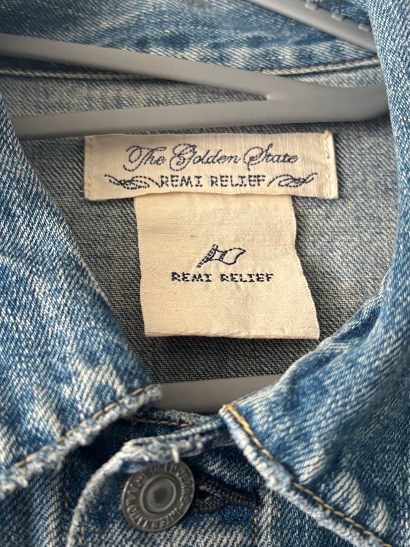 レミレリーフREMI RELIEF デニム　ジャケット　gジャン