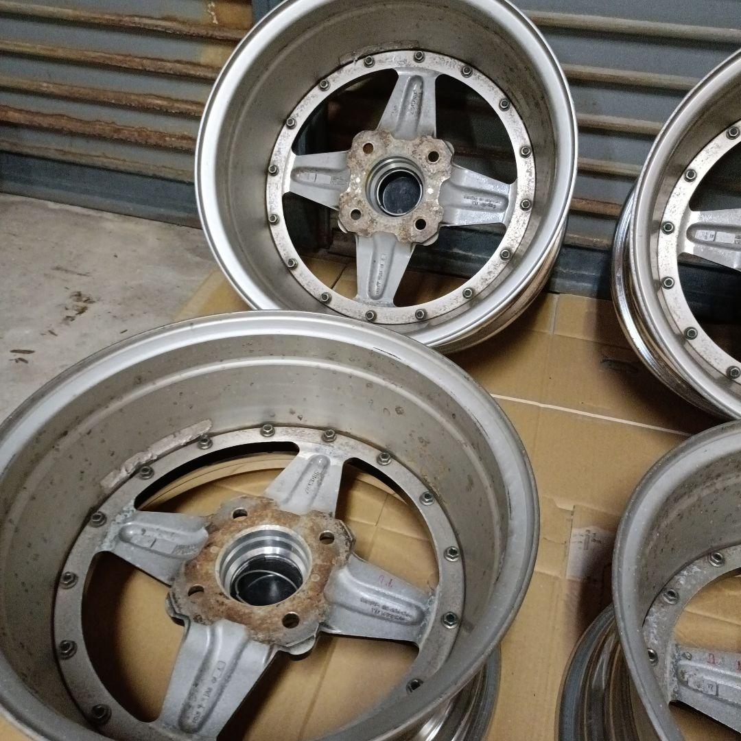 ワーク Equip エクイップ01 7.5j×15インチ 4本セットリペア済