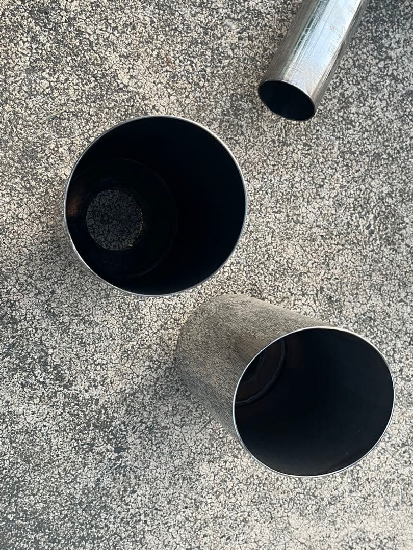 コペン Be free リアピース + 100Φマフラーカッター