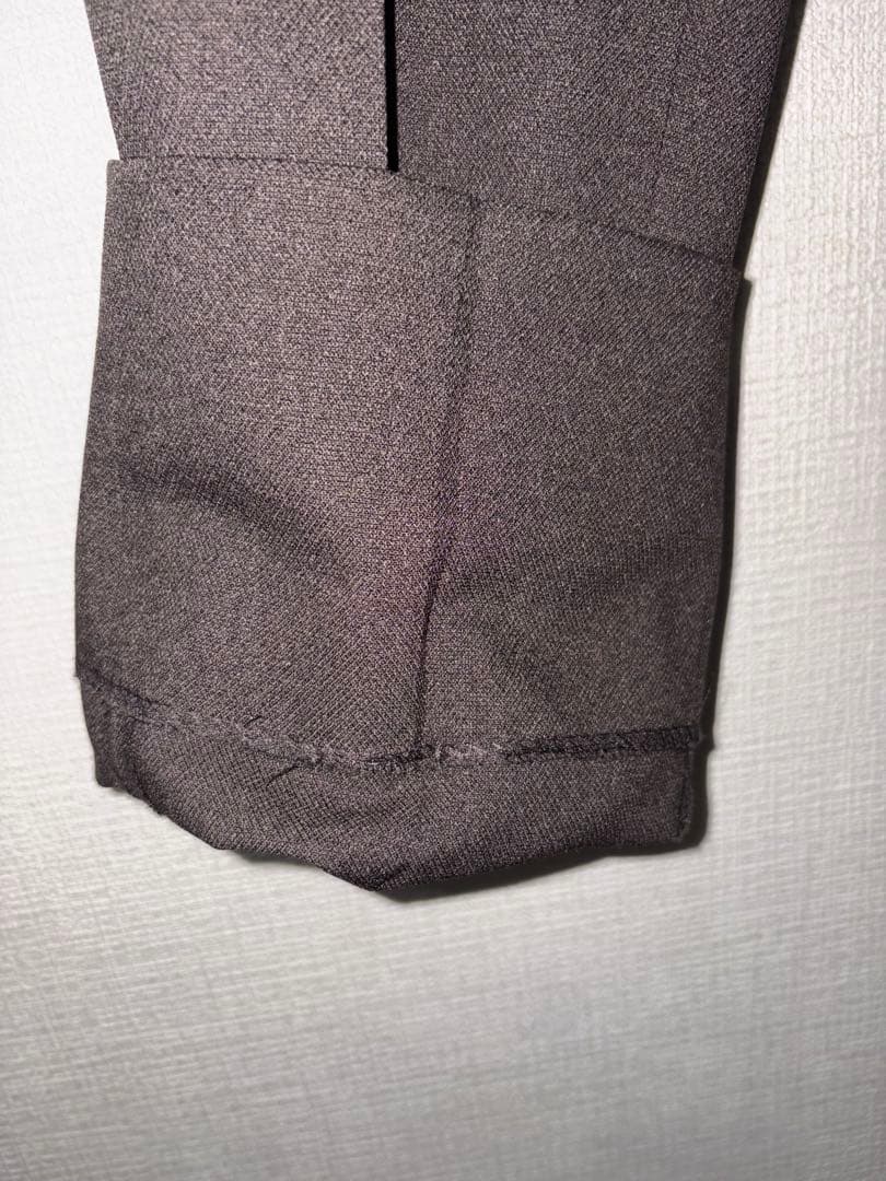 【ジャケット未着用】スーツセレクト ウォッシャブルスーツブラウンセットアップA6