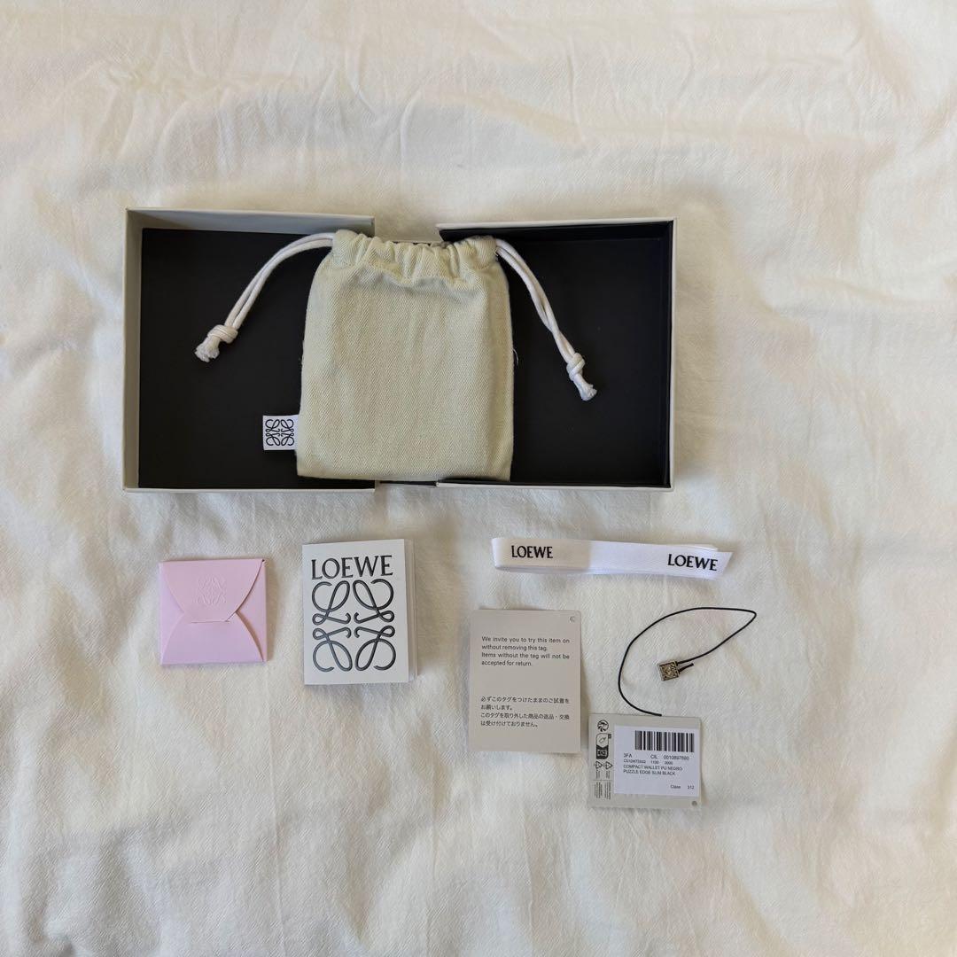 e*l様 【希少】【美品】LOEWE パズル スリム コンパクト ウォレット ブ