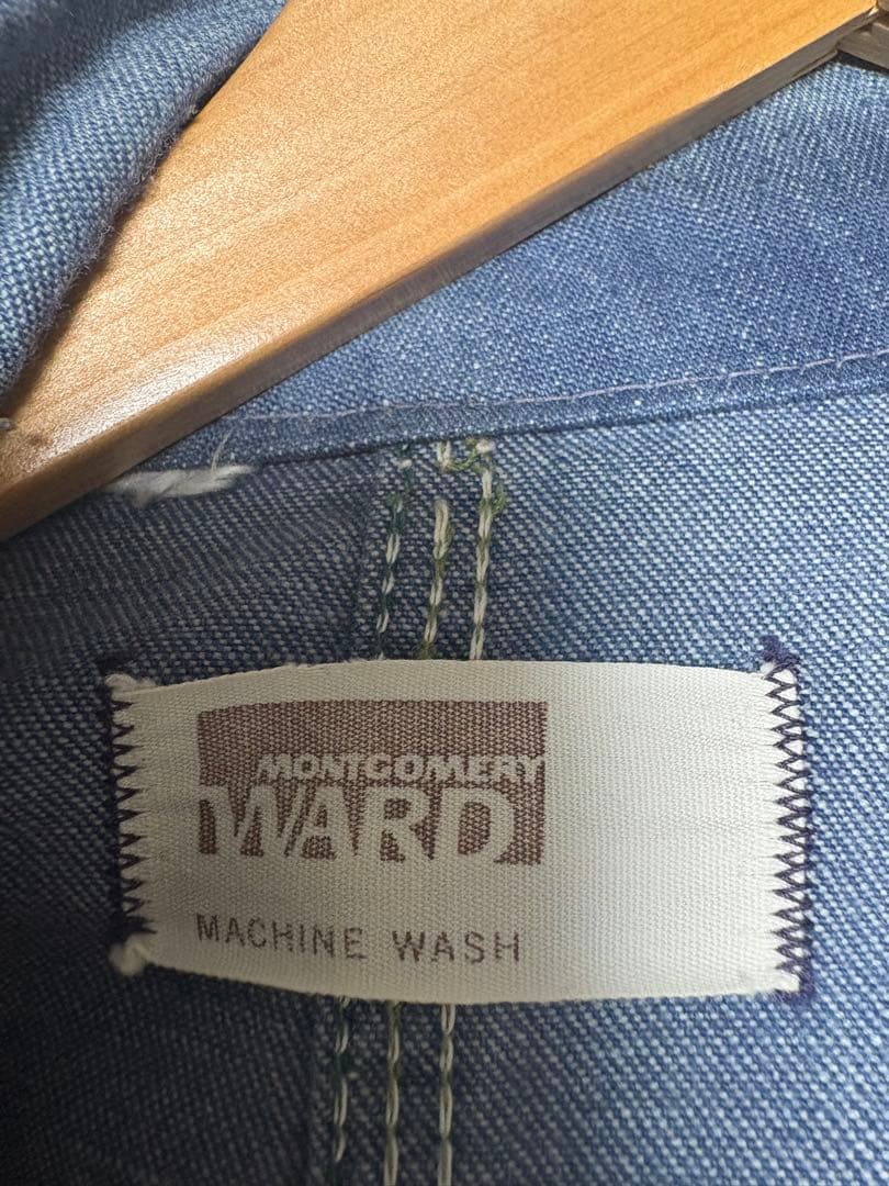 70s Montgomery Ward デニムカバーオール