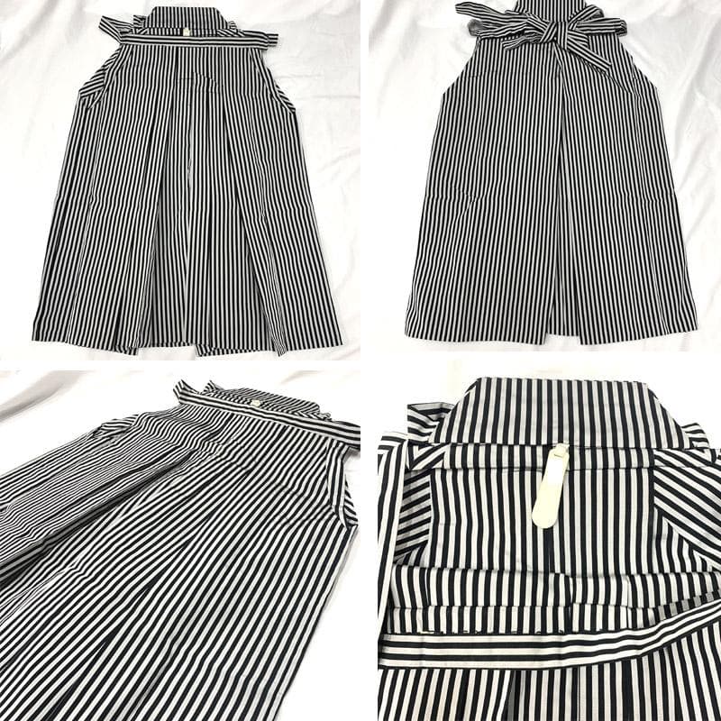 504bj10■ハーフ成人式 10歳 男児 着物&袴&角帯 シンプル■美品