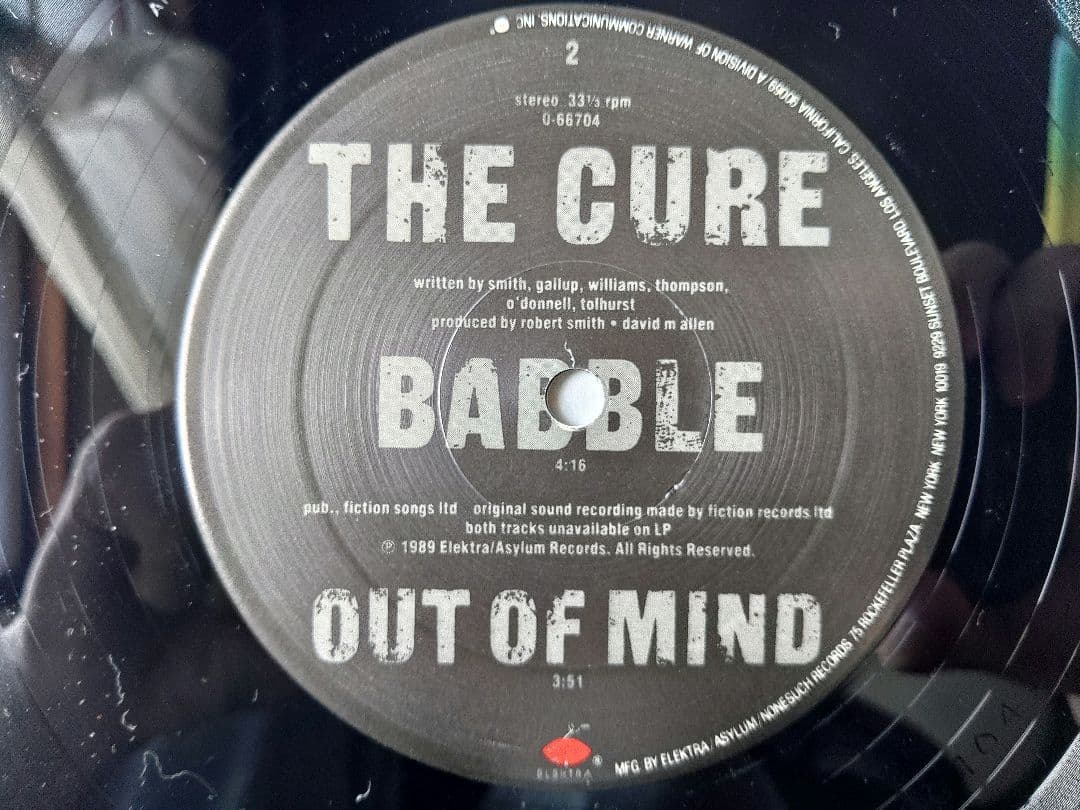 The Cure キュアー Fascination Street レコード