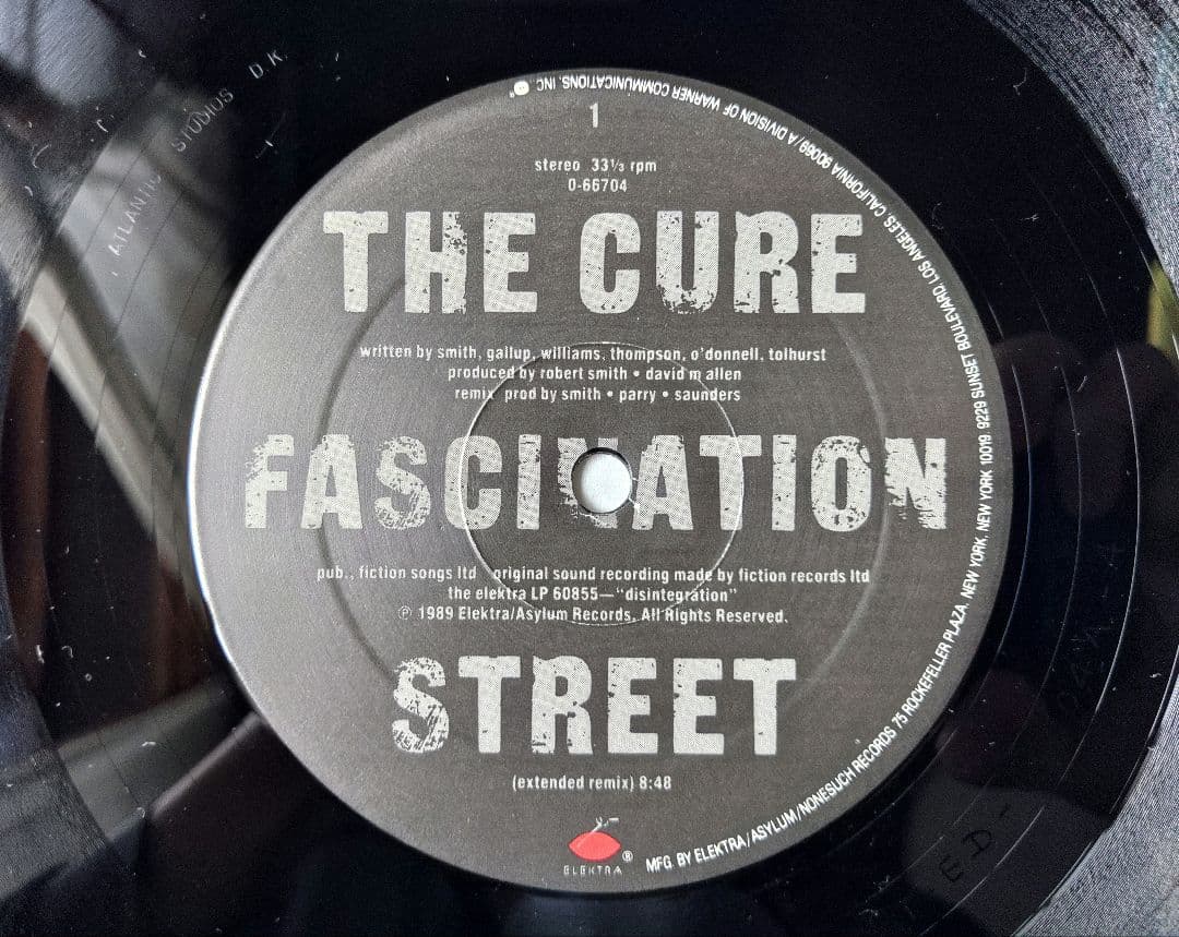 The Cure キュアー Fascination Street レコード