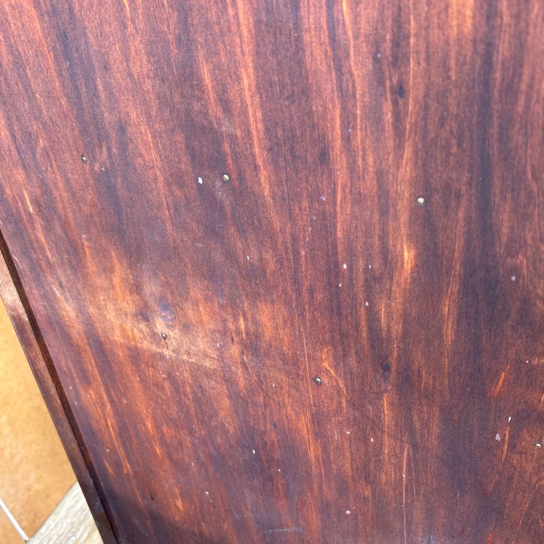 木製ダークブラウン箪笥 卓型