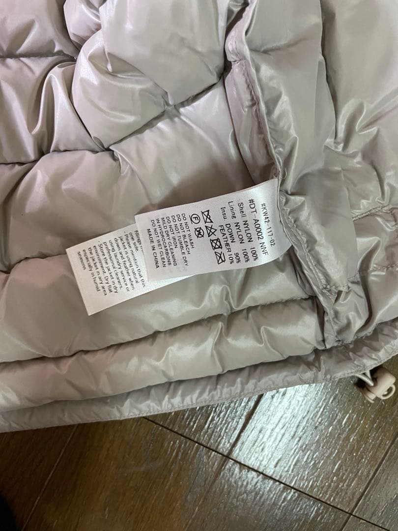 DANTON ベージュ ダウンベスト Mサイズ　１回しか着ていません　ダントン