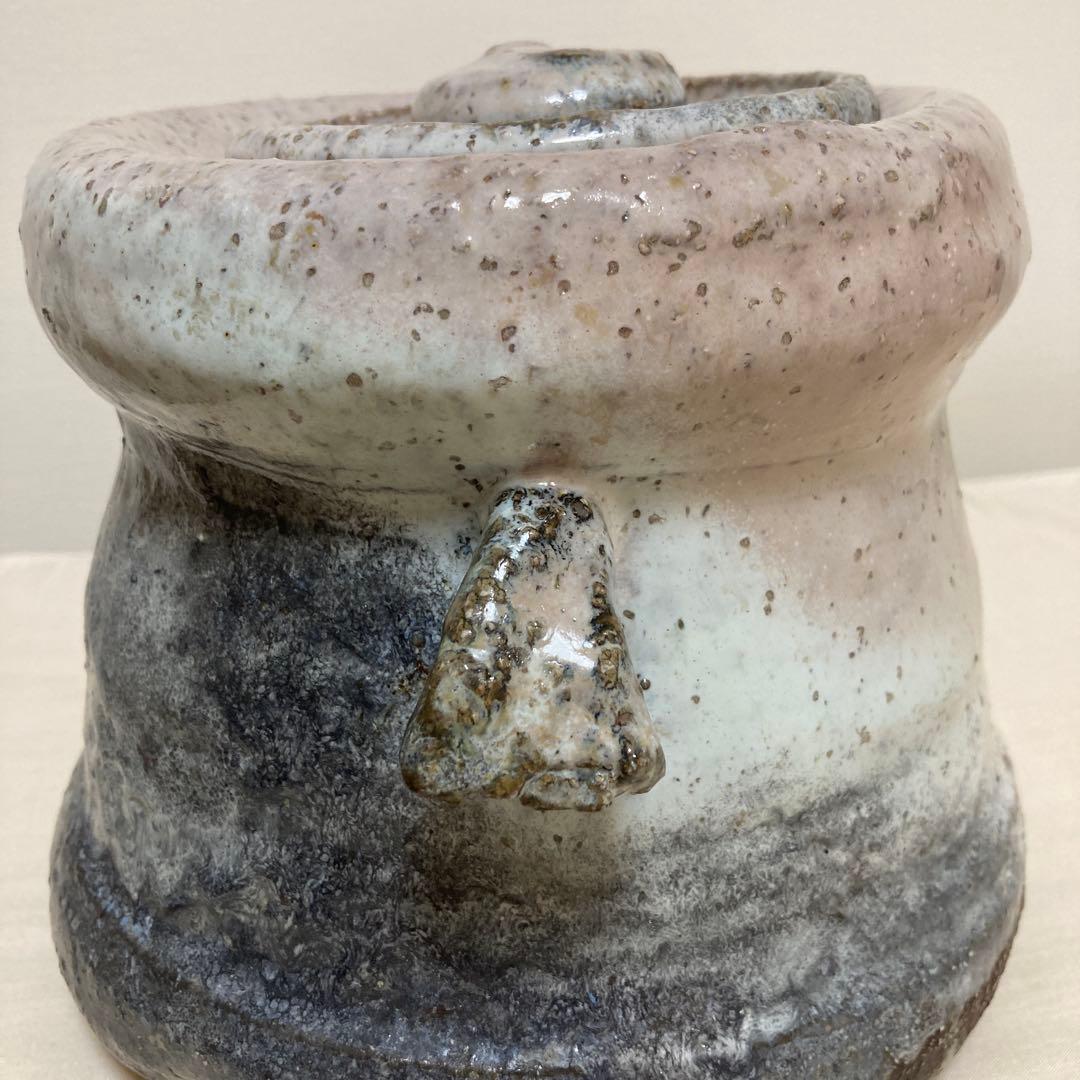 茶道具　三輪休雪　人間国宝　水指　萩焼　美術品　工芸品