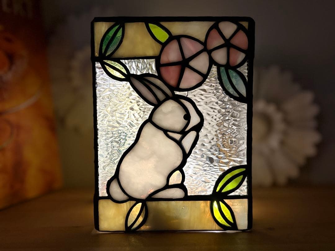 Kakochan＊うさぎとりすのランプシェード