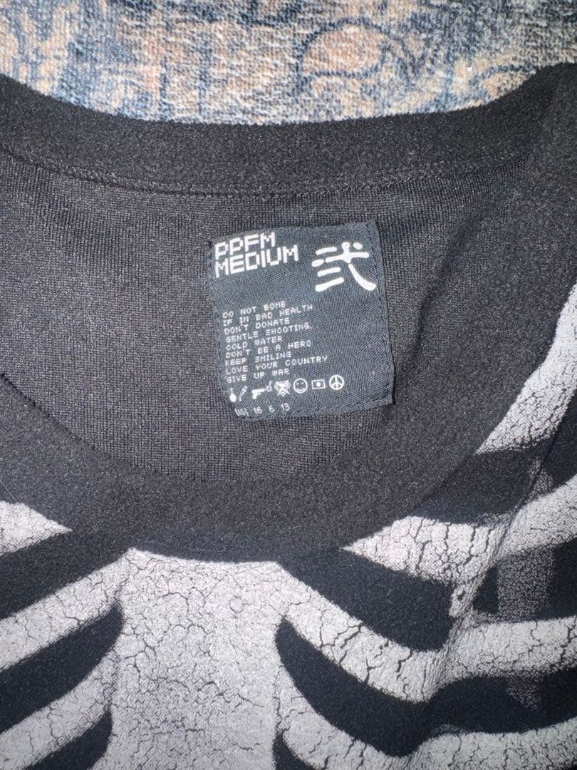 PPFM スカル カットソー Opium y2k グランジ ビンテージ